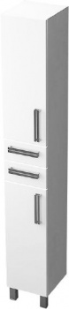 Пенал Triton Ника 30 L, 2 двери, 2 ящика, белый