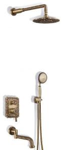 Душевой комплект Bronze de Luxe 10137DF, Душевые панели, Душевые системы, Душевые стойки, Гарнитуры, лейки, тропический душ в Москве Тел.: +7 (968) 040-40-82