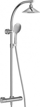Душевая стойка Jacob Delafon Moxie E5799-CP, Душевые панели, Душевые системы, Стойки, Гарнитуры, лейки, тропический душ в Москве Тел.: +7 (968) 040-40-82
