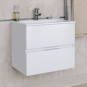 Тумба с раковиной Aquanet Алвита 60 белая