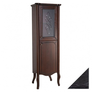 Пенал Bellezza Грация Люкс 60 R черный патина серебро