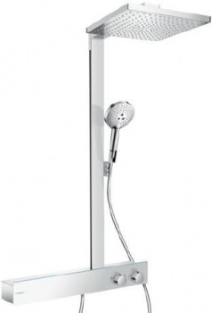Душевая стойка Hansgrohe Raindance E Showerpipe 300 27363000, Душевые панели, Душевые системы, Стойки, Гарнитуры, лейки, тропический душ в Москве Тел.: +7 (968) 040-40-82