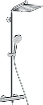 Душевая стойка Hansgrohe Crometta Е 240 1jet Showerpipe 27271000, Душевые панели, Душевые системы, Стойки, Гарнитуры, лейки, тропический душ в Москве Тел.: +7 (968) 040-40-82