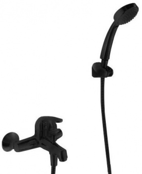Смеситель для ванны Bravat Fit Black F6135188BM-B-RUS черный матовый купить по всей России