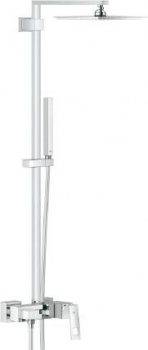Душевая стойка Grohe Euphoria Cube 23147001, Душевые панели, Душевые системы, Стойки, Гарнитуры, лейки, тропический душ в Москве Тел.: +7 (968) 040-40-82