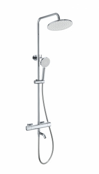 Душевая система Wonzon & Woghand WW-B3051-A1-CR термостат, хром, Душевые панели, Душевые системы, Стойки, Гарнитуры, лейки, тропический душ в Москве Тел.: +7 (968) 040-40-82