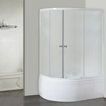Душевой уголок Royal Bath RB 8120BK-C-R с поддоном интернет магазина сантехники Акванота