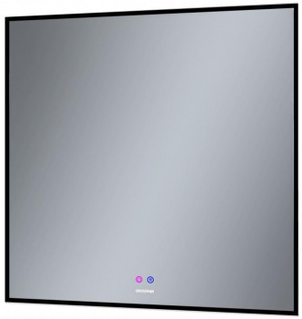Зеркало Grossman Pragma-норма Black 80x80x4,5 LED с сенсорным выключателем и подогревом
