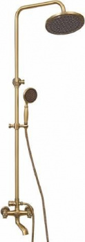 Душевая стойка Bronze de Luxe Florence 10131 для ванны с душем, Душевые панели, Душевые системы, Стойки, Гарнитуры, лейки, тропический душ в Москве Тел.: +7 (968) 040-40-82