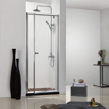 Душевая дверь в нишу Bravat Drop 80x200 распашная интернет магазина сантехники Акванота