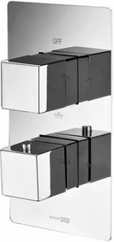 Смеситель с термостатом для ванны Wasserkraft Alme 1544 Thermo с внутренней частью купить по всей России