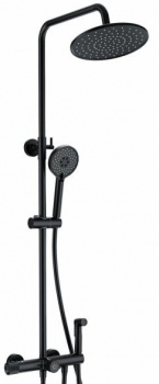 Душевая система Wonzon & Woghand WW-B3097-A-MB термостат, черный матовый, Душевые панели, Душевые системы, Стойки, Гарнитуры, лейки, тропический душ в Москве Тел.: +7 (968) 040-40-82