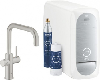 Смеситель для кухни Grohe Blue Home 31456DC0 с функцией фильтрации и газирования воды купить по всей России