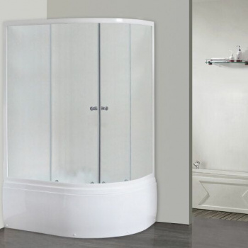 Душевой уголок Royal Bath RB 8120BK-C-L с поддоном интернет магазина сантехники Акванота