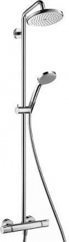 Душевая стойка Hansgrohe Croma 220 Showerpipe 27185000, Душевые панели, Душевые системы, Стойки, Гарнитуры, лейки, тропический душ в Москве Тел.: +7 (968) 040-40-82