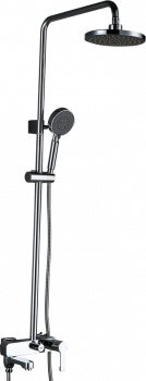 Душевая стойка Gappo G2402 хром, Душевые панели, Душевые системы, Стойки, Гарнитуры, лейки, тропический душ в Москве Тел.: +7 (968) 040-40-82