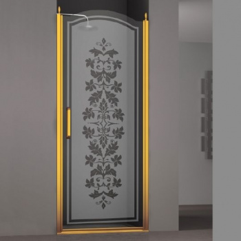 Душевая дверь в нишу Sturm Schick 90 см R decor gold интернет магазина сантехники Акванота