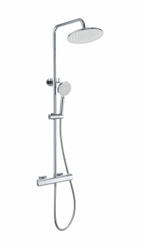 Душевая система Wonzon & Woghand WW-B3051-A-CR термостат, хром, Душевые панели, Душевые системы, Стойки, Гарнитуры, лейки, тропический душ в Москве Тел.: +7 (968) 040-40-82