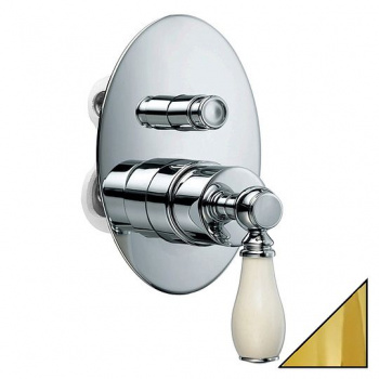 Смеситель для ванны Bossini Retro Z002202 ORO с внутренней частью, золото купить по всей России