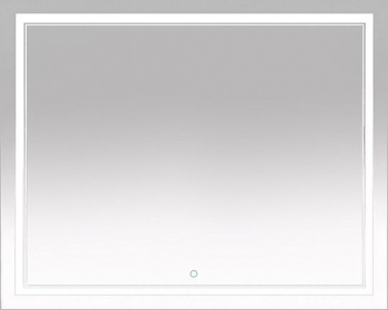 Зеркало Misty Неон 2 LED 100x80, сенсор на зеркале