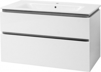 Тумба с раковиной Cerutti SPA Романья grey 90 подвесная