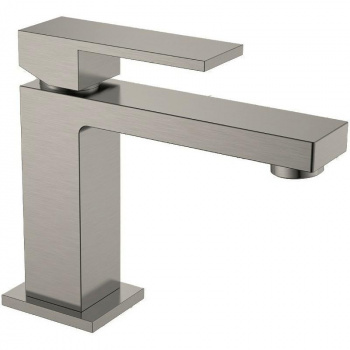 Смеситель для раковины Boheme Qubic 471-NB brushed nickel