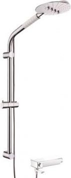 Душевая стойка Weltwasser WW DP 10251 WT хром/белая, Душевые панели, Душевые системы, Стойки, Гарнитуры, лейки, тропический душ в Москве Тел.: +7 (968) 040-40-82