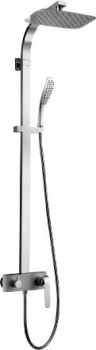 Душевая стойка Lemark Melange LM4960CW, Душевые панели, Душевые системы, Стойки, Гарнитуры, лейки, тропический душ в Москве Тел.: +7 (968) 040-40-82