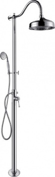 Душевая стойка Timo Arisa SX-5000/00 хром, Душевые панели, Душевые системы, Стойки, Гарнитуры, лейки, тропический душ в Москве Тел.: +7 (968) 040-40-82