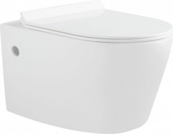 Подвесной унитаз Aquanet Atago BL-104N-WHT в интернет магазине сантехники Акванота в Москве Тел.: +7 (968) 040-40-82