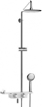 Душевая стойка Lemark Tropic LM7008C, Душевые панели, Душевые системы, Стойки, Гарнитуры, лейки, тропический душ в Москве Тел.: +7 (968) 040-40-82