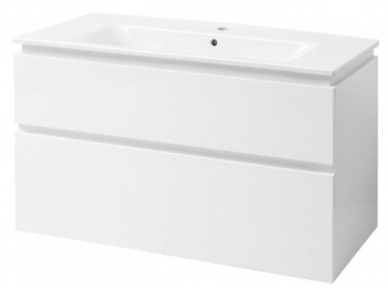 Тумба с раковиной Cerutti SPA Романья white 105 подвесная