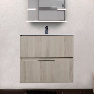 Тумба с раковиной Aquanet Алвита 60 ясень коимбро