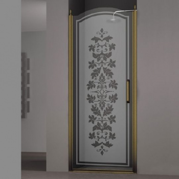Душевая дверь в нишу Sturm Schick 80 см L decor bronze интернет магазина сантехники Акванота