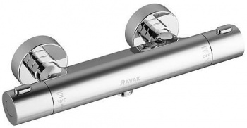 Смеситель с термостатом для душа Ravak Termo 300 TE 033.00/150 купить по всей России