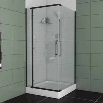 Душевой уголок Bravat Blackline BS090.3113A 90х90х195 интернет магазина сантехники Акванота