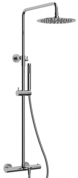 Душевая система Raiber Premium Graceful RP-007 с термостатом, хром, Душевые панели, Душевые системы, Стойки, Гарнитуры, лейки, тропический душ в Москве Тел.: +7 (968) 040-40-82