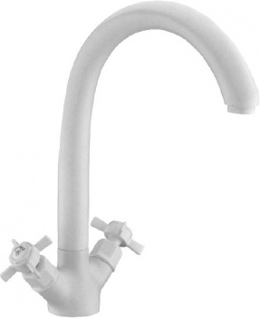Смеситель для кухни Elghansa Praktic 5902660 stone white купить по всей России