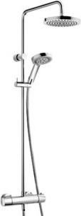 Душевая стойка Kludi Zenta dual shower system 6609505-00, Душевые панели, Душевые системы, Стойки, Гарнитуры, лейки, тропический душ в Москве Тел.: +7 (968) 040-40-82