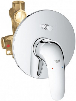Смеситель для ванны Grohe Eurostyle 23730003 с внутренней частью купить по всей России