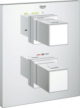 Смеситель с термостатом для ванны Grohe Grohtherm Cube 19958000 купить по всей России