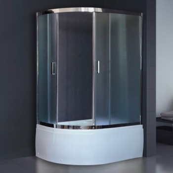 Душевой уголок Royal Bath RB 8120BK-C-CH R, с поддоном интернет магазина сантехники Акванота