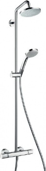 Душевая стойка Hansgrohe Croma 160 Showerpipe 27135000, Душевые панели, Душевые системы, Стойки, Гарнитуры, лейки, тропический душ в Москве Тел.: +7 (968) 040-40-82