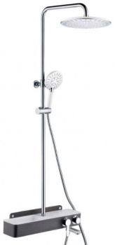 Душевая стойка Weltwasser WW DP 20321 WGC белая/венге, Душевые панели, Душевые системы, Стойки, Гарнитуры, лейки, тропический душ в Москве Тел.: +7 (968) 040-40-82