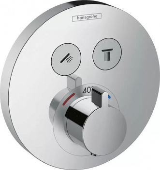 Смеситель с термостатом для душа Hansgrohe ShowerSelect S 15743000 купить по всей России