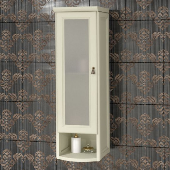 Шкаф Opadiris Клио 30 L, слоновая кость, матовое стекло