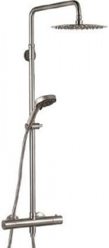 Душевая стойка Aquanet Steel AF210-7TS, Душевые панели, Душевые системы, Стойки, Гарнитуры, лейки, тропический душ в Москве Тел.: +7 (968) 040-40-82