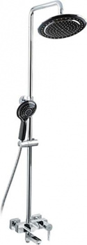 Душевая стойка Timo Hette SX-1020 /00 Black, Душевые панели, Душевые системы, Стойки, Гарнитуры, лейки, тропический душ в Москве Тел.: +7 (968) 040-40-82