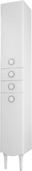 Пенал Triton Лира 30 L, 2 двери, 2 ящика, белый