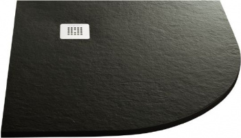 Поддон для душа Acquabella Base Slate 90x90 R negro